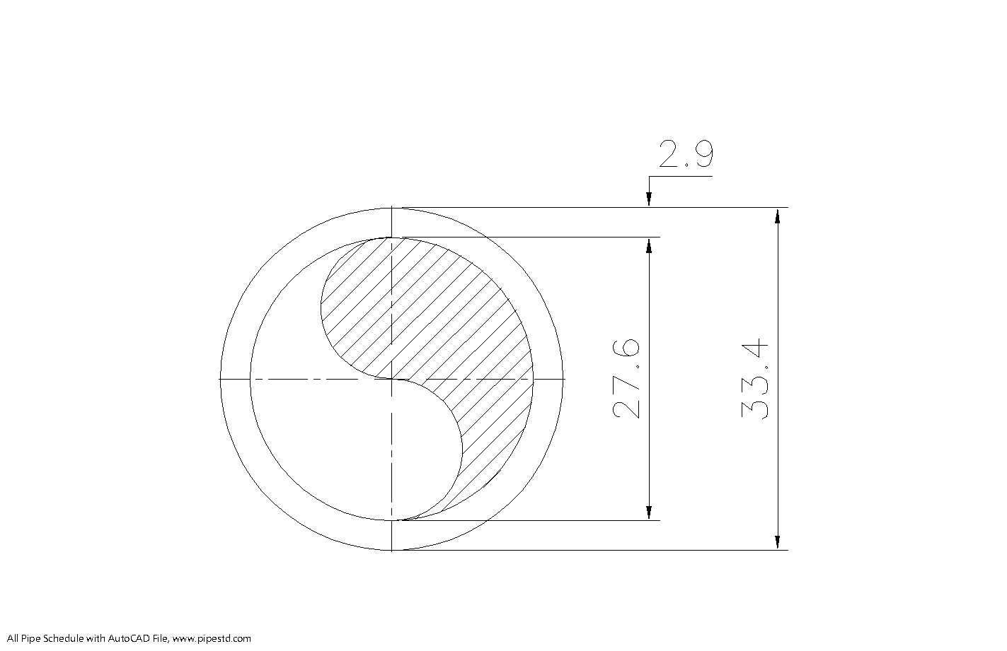 Schedule 30 Pipe 1 Inch DN25