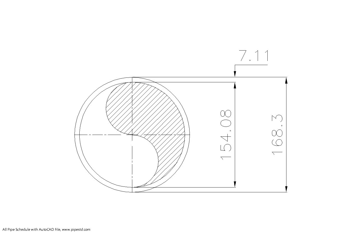 Schedule 40 Pipe 6 Inch DN150