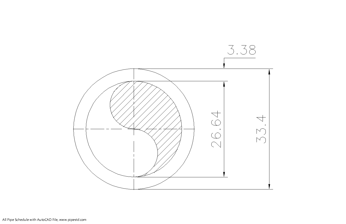 Schedule 40S Pipe 1 Inch DN25