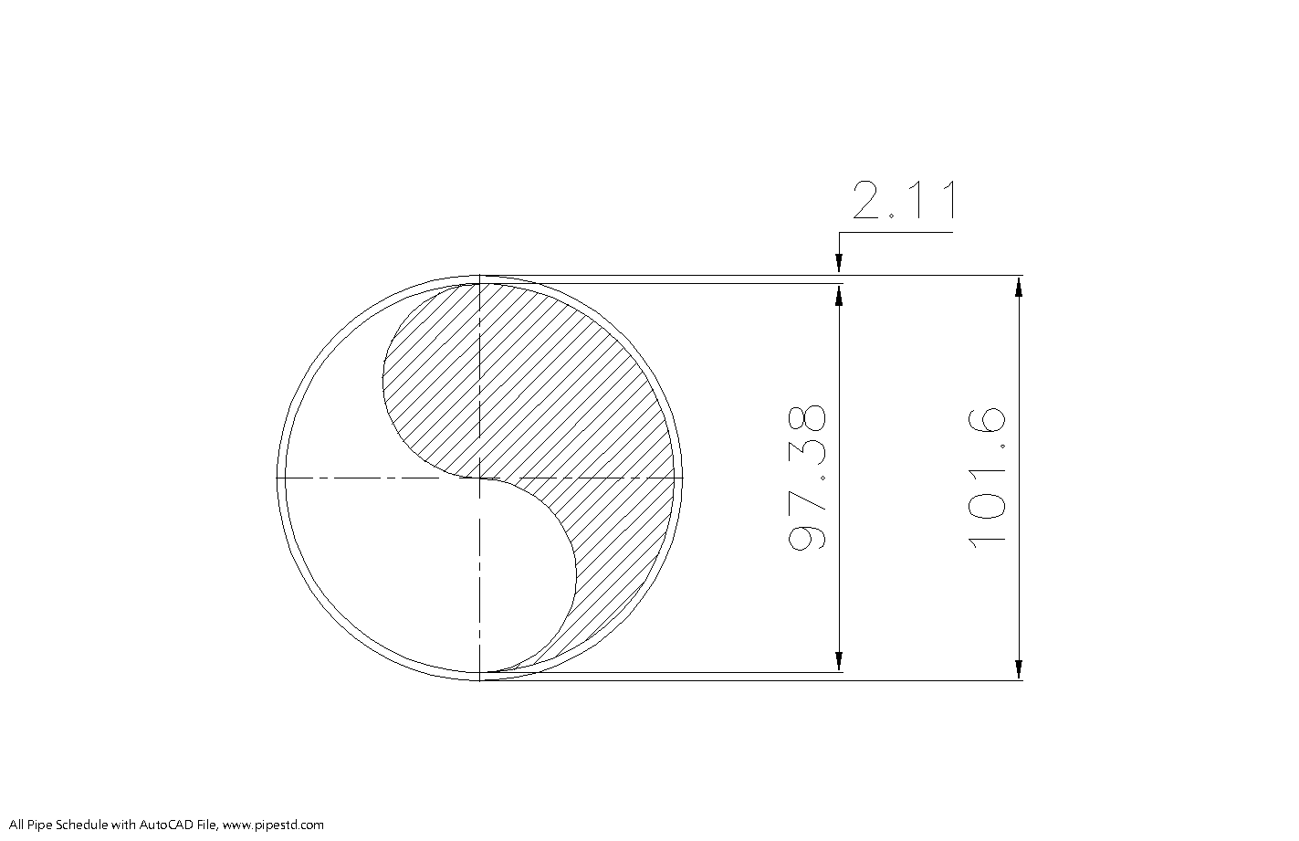 Schedule 5 Pipe 3 1/2 Inch DN90