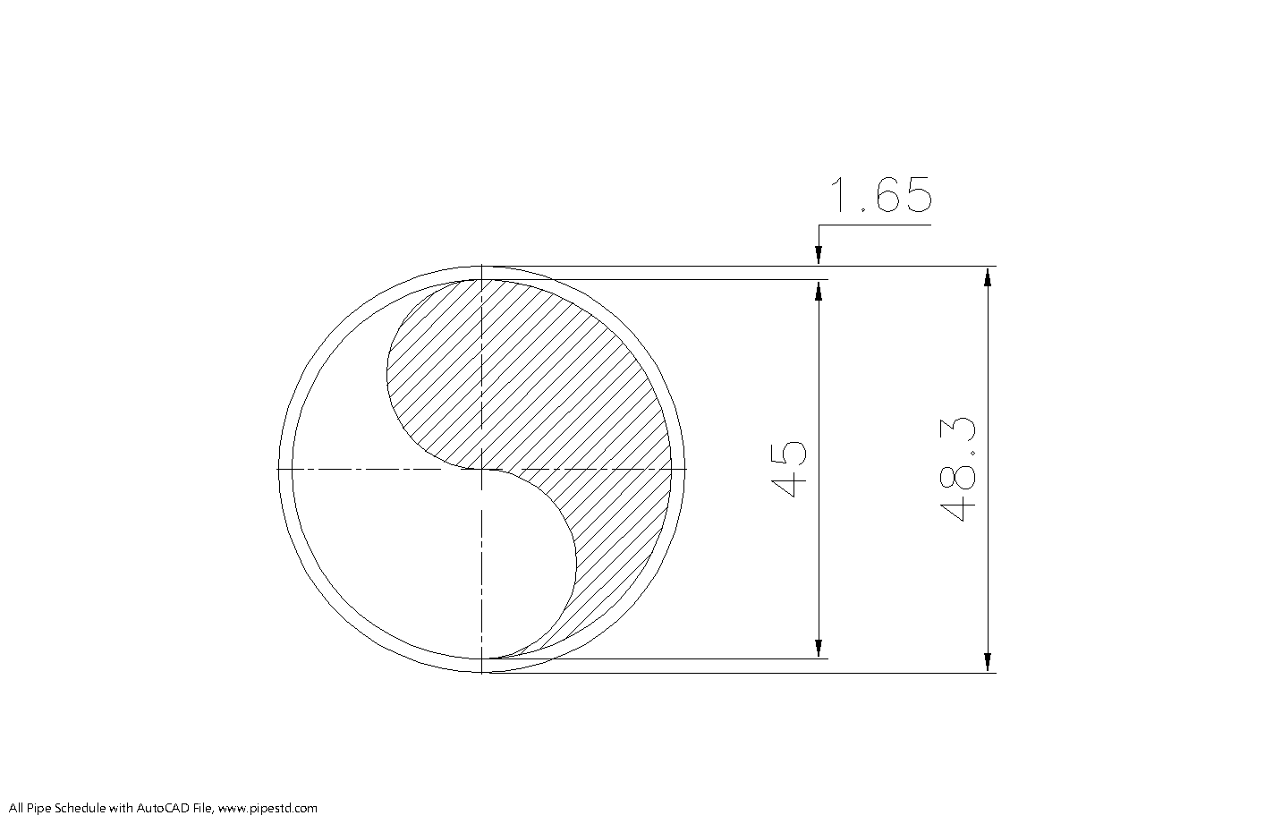 Schedule 5S Pipe 1 1/2 Inch DN40