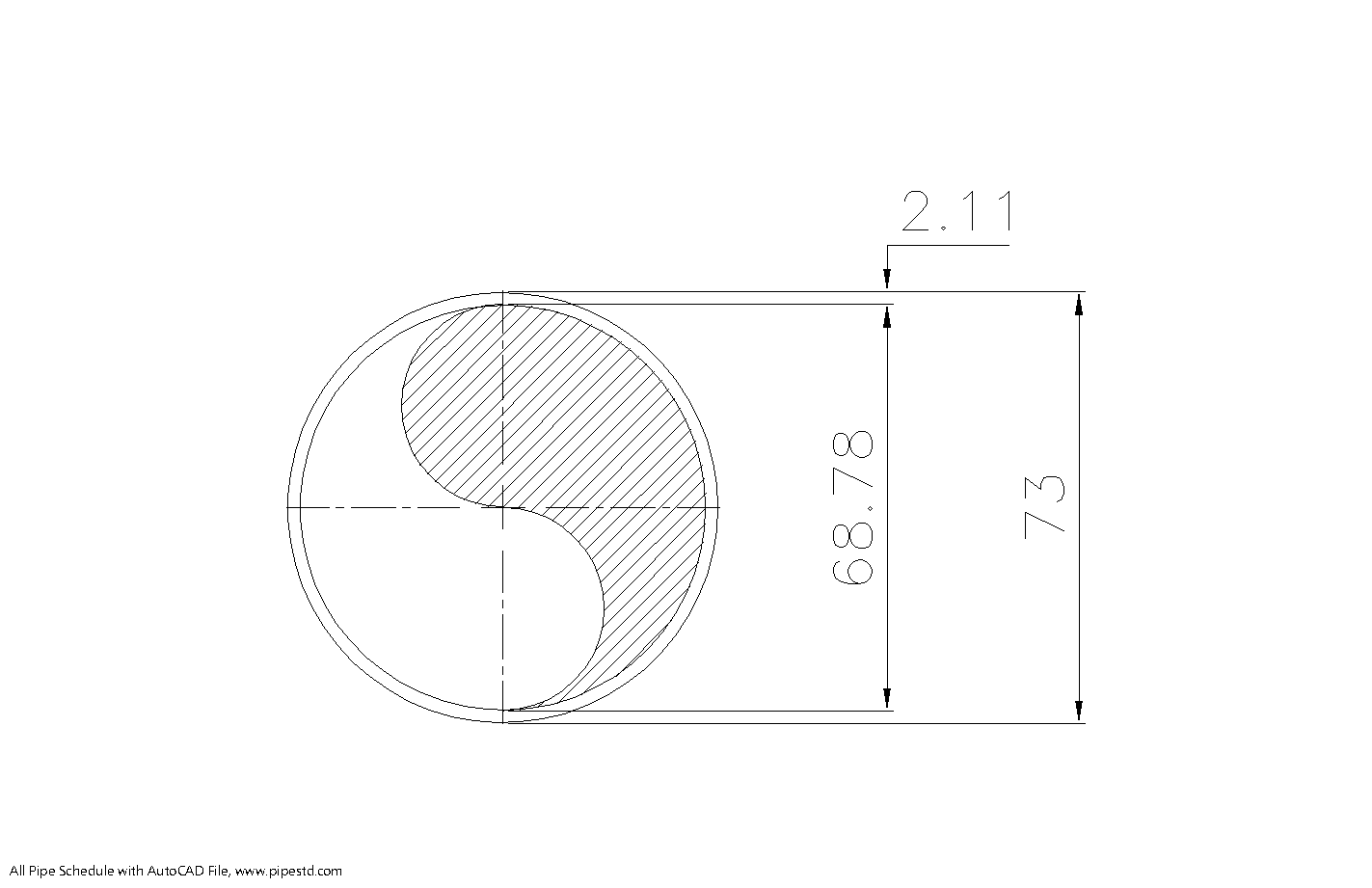 Schedule 5S Pipe 2 1/2 Inch DN65