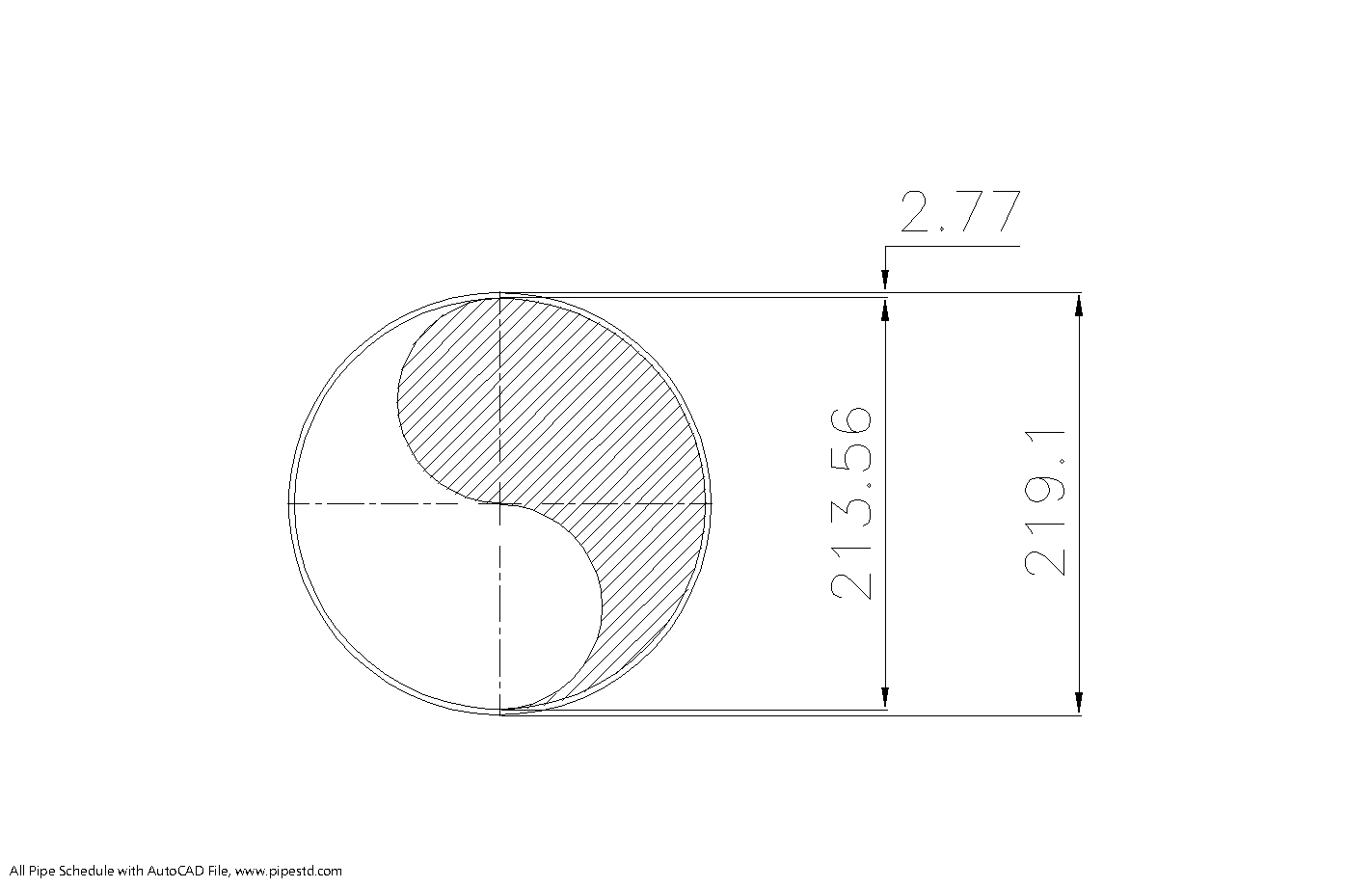 Schedule 5S Pipe 8 Inch DN200