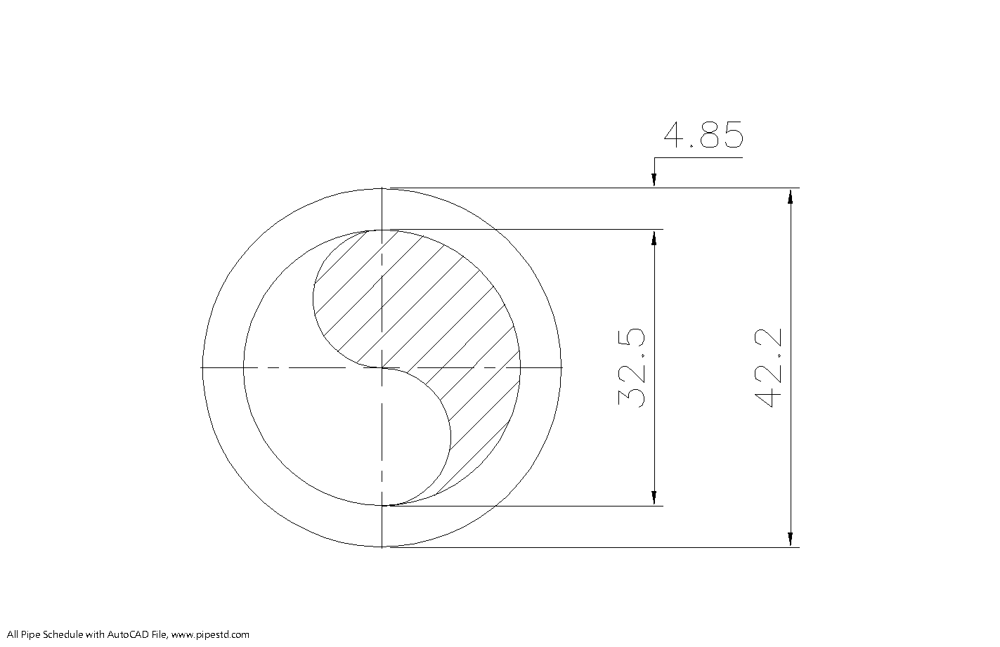 Schedule 80S Pipe 1 1/4 Inch DN32