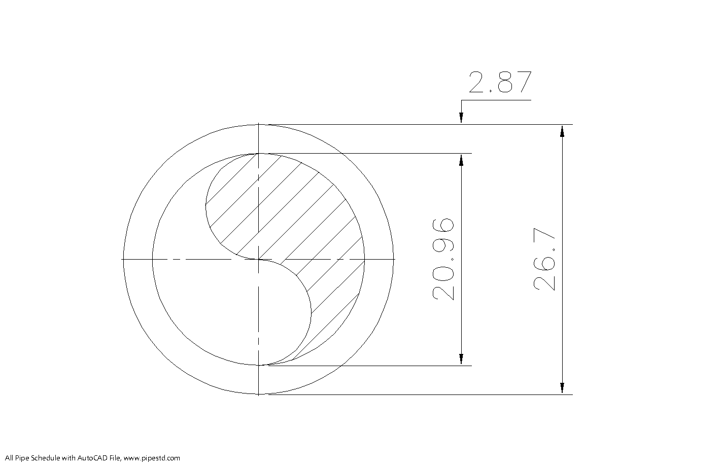 Schedule STD Pipe 3/4 Inch DN20