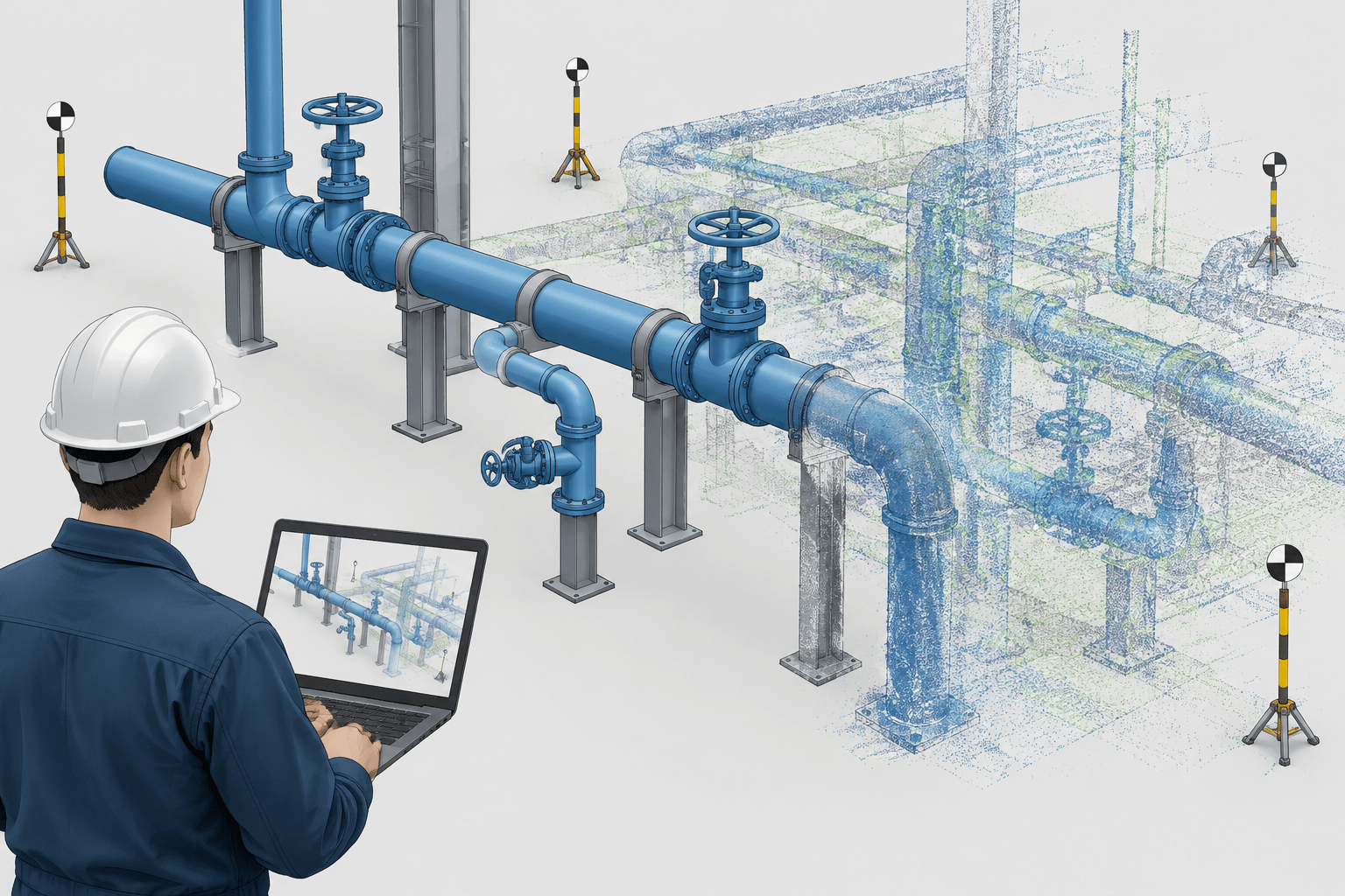As-Built Piping Drawings in CAD: A Field Verification and Update Workflow