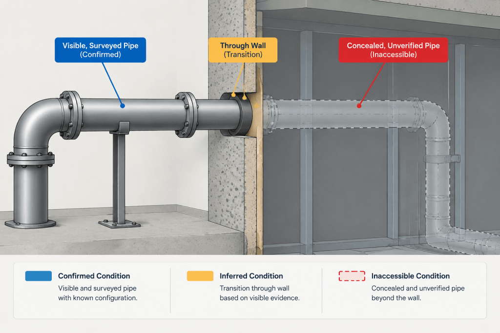As-Built Piping Drawings in CAD: A Field Verification and Update Workflow engineering illustration