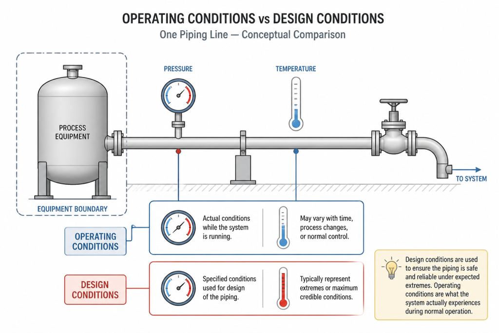 Design Pressure and Temperature in Piping CAD: How to Carry Process Inputs into Drawings engineering illustration