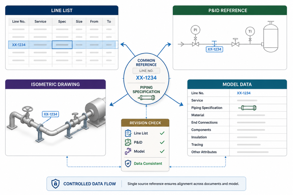 Design Pressure and Temperature in Piping CAD: How to Carry Process Inputs into Drawings engineering illustration