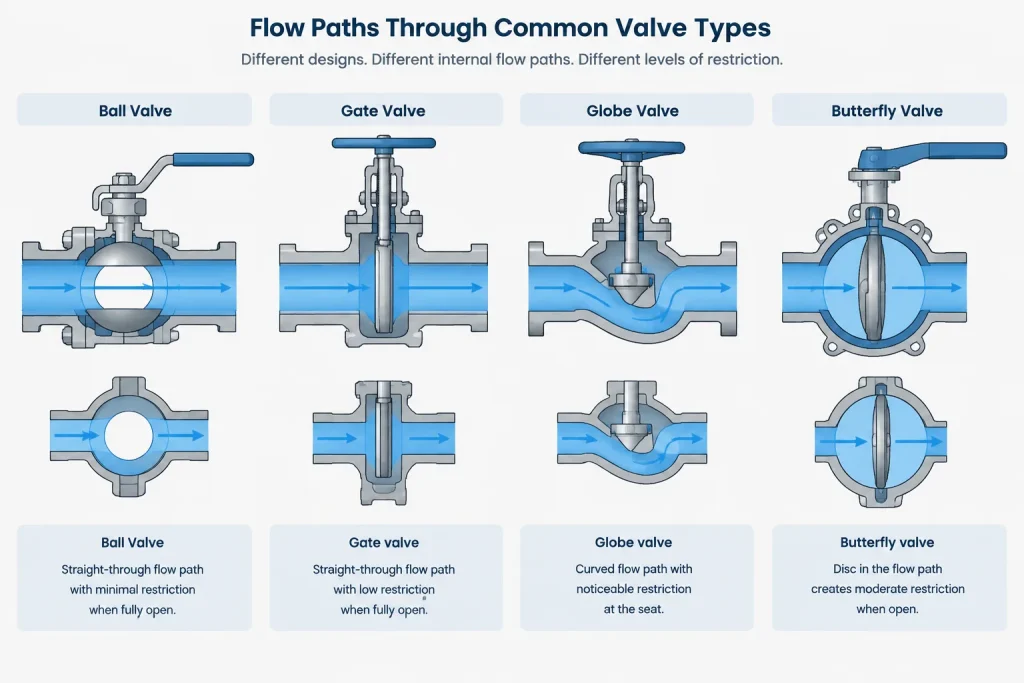 Full-Port vs. Reduced-Port Valves: Bore Terminology, Selection, and CAD Documentation piping engineering illustration