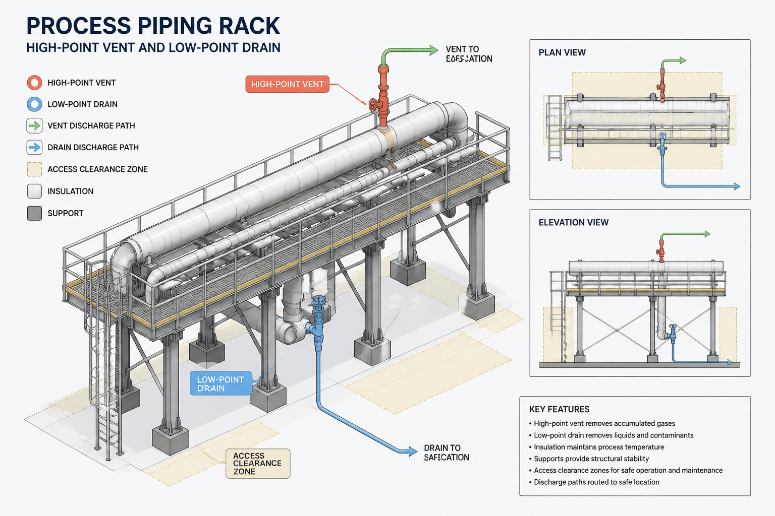 How to Detail Piping Vents and Drains in CAD