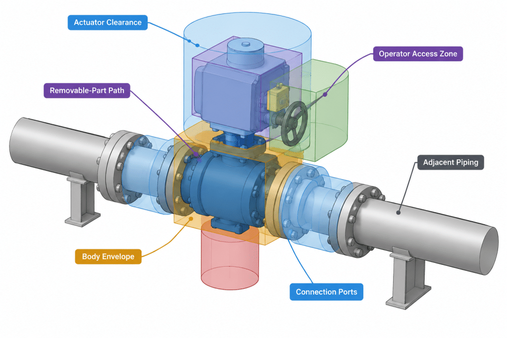 P&ID Symbols vs. 3D Piping Components: How to Translate Process Intent into CAD piping engineering illustration