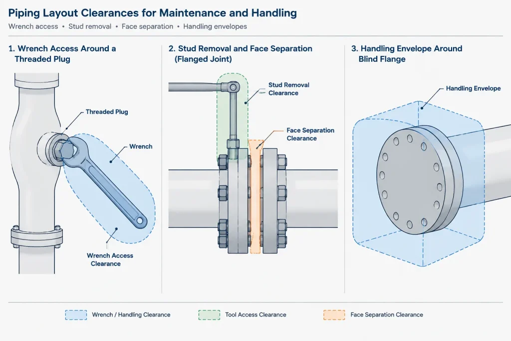Pipe Caps, Plugs, and Blind Flanges: Choosing and Detailing a Piping Closure piping engineering illustration