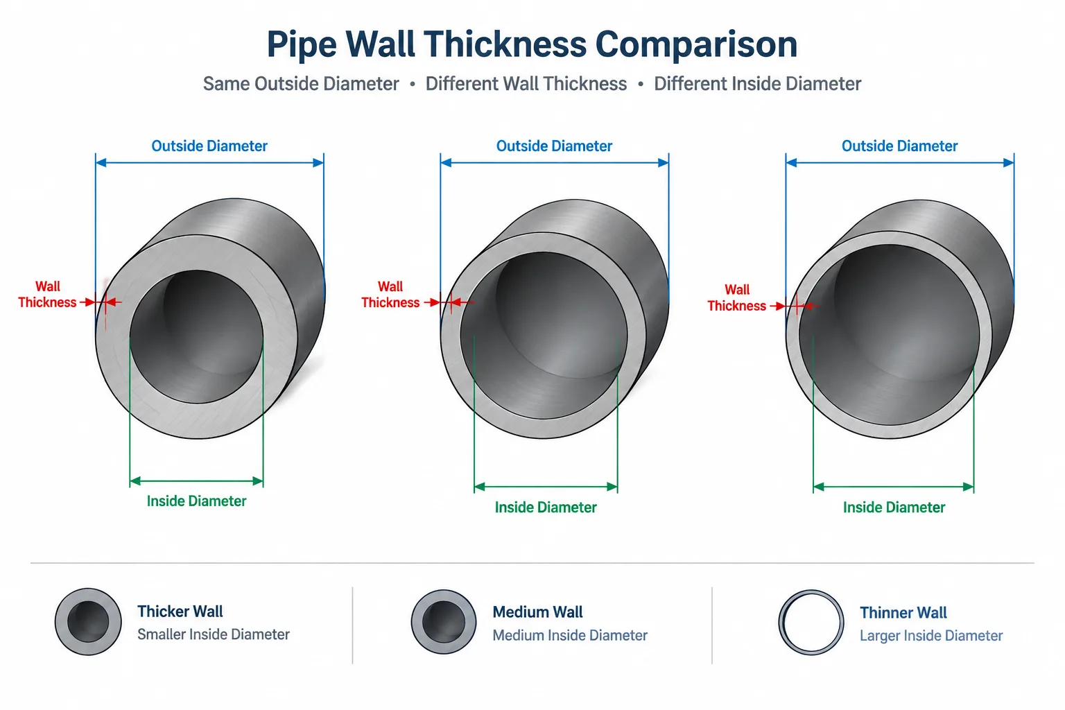 Pipe Inside Diameter and Flow Area: Why Nominal Size Is Not Enough