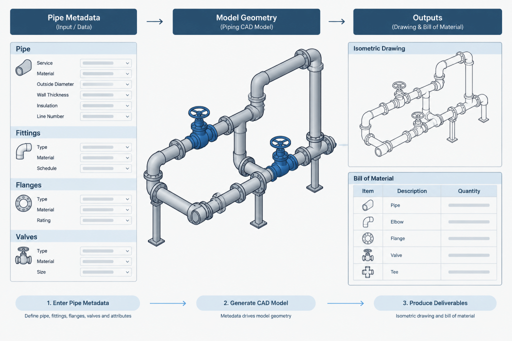 Pipe Schedule vs. SDR: How the Two Wall-Thickness Systems Differ piping engineering illustration