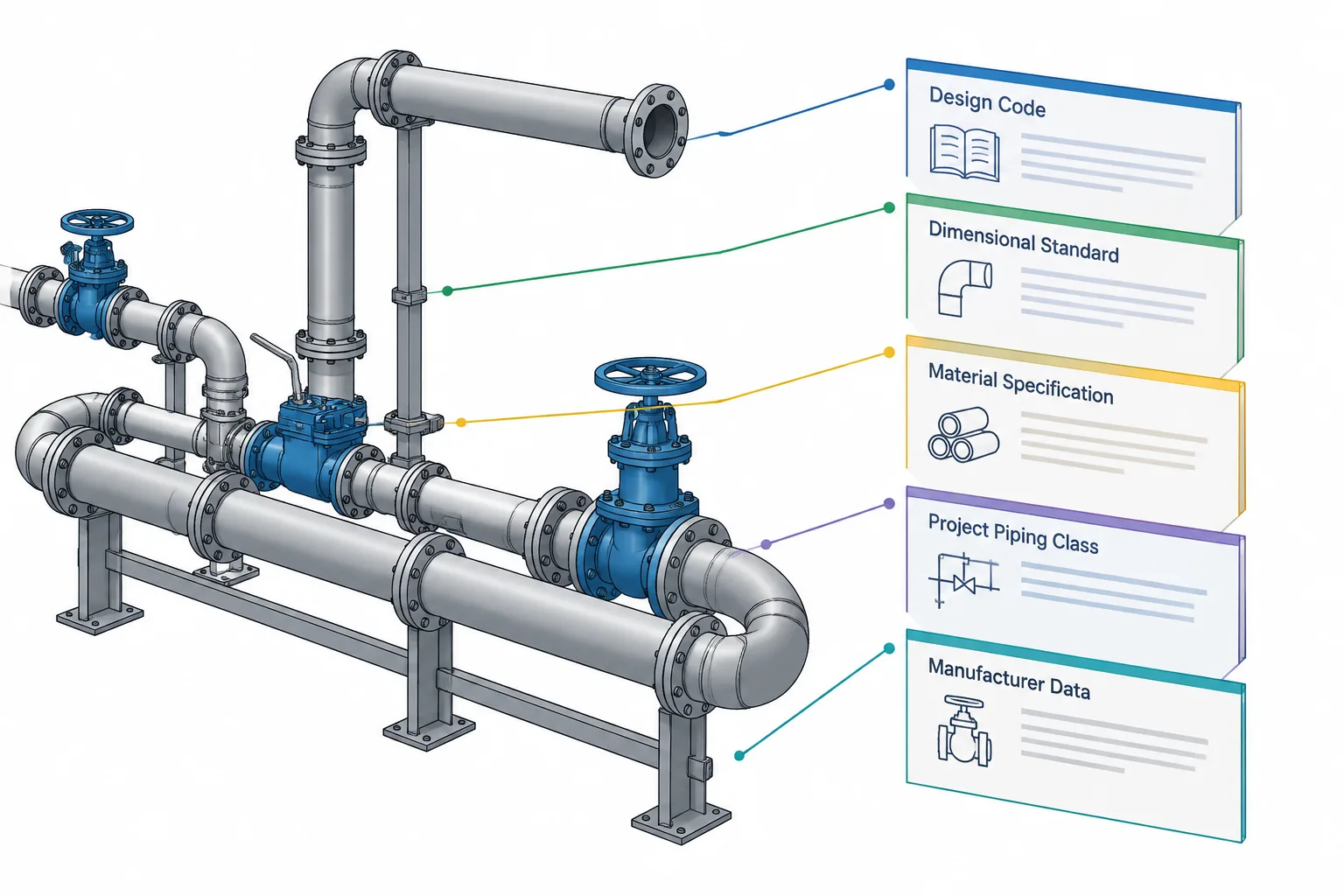 Piping Codes, Standards, and Specifications: What Each Document Controls