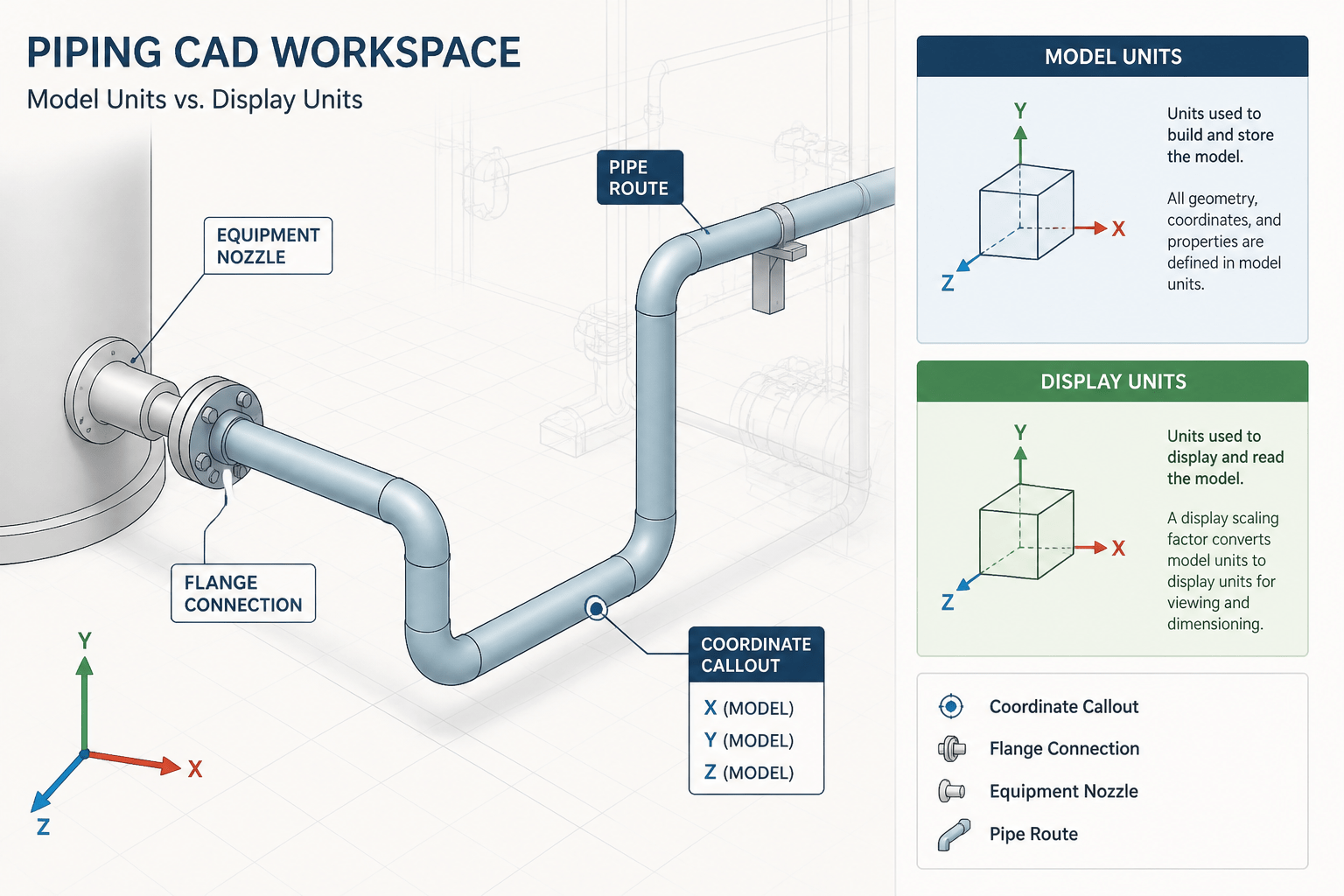 Piping Drawing Units and Unit Conventions in CAD: How to Prevent Dimension Errors