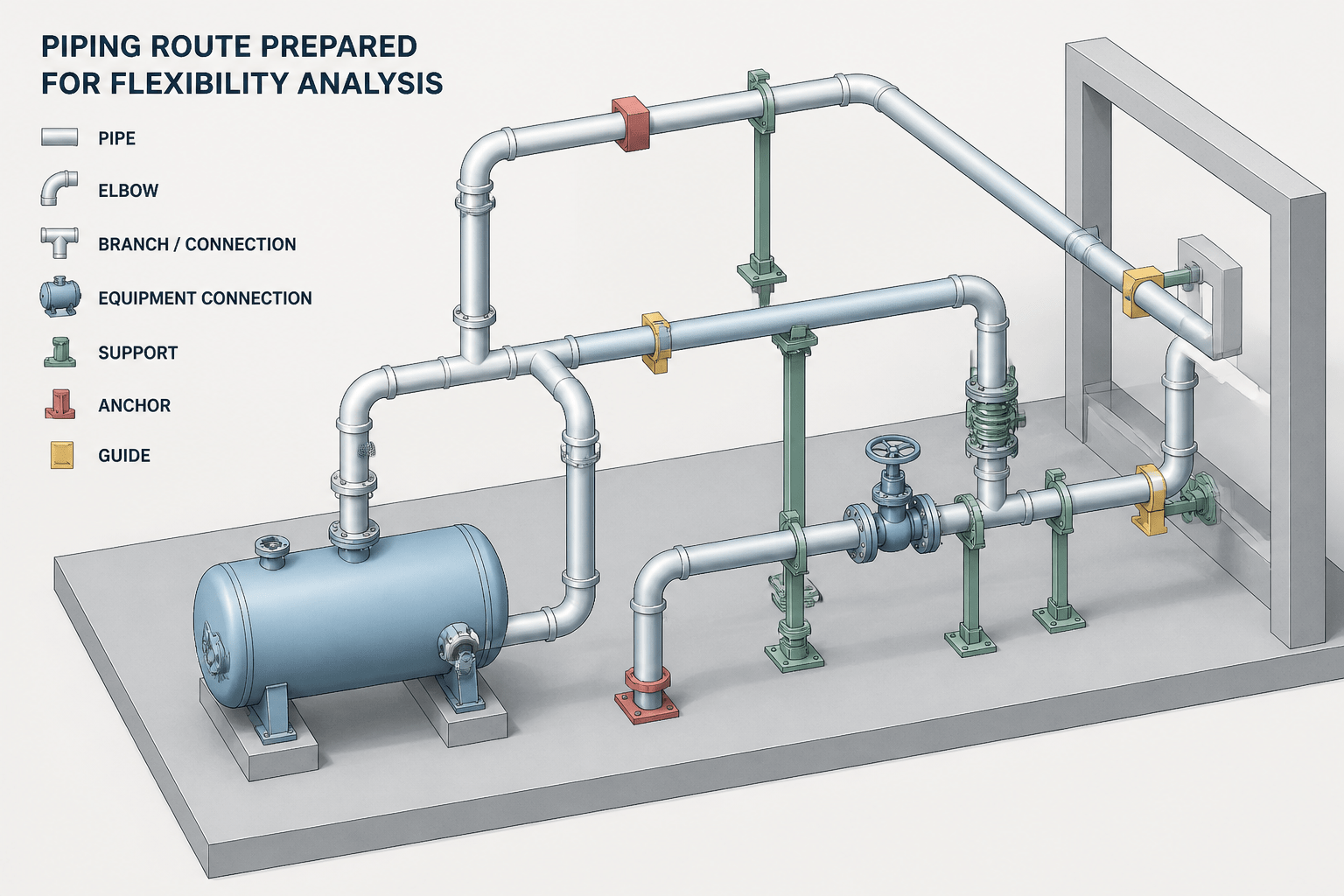Piping Flexibility Analysis Handoffs: How to Prepare CAD Models for Thermal Movement Review