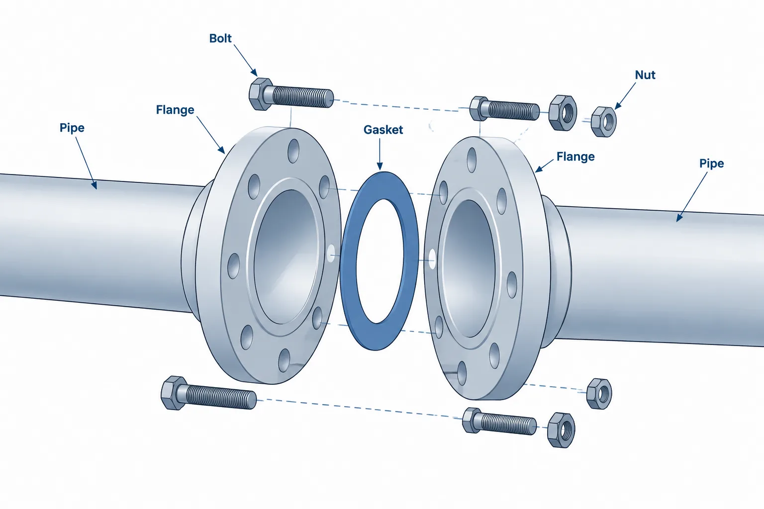 Piping Gaskets in CAD: How to Model, Specify, and Check Flanged-Joint Seals