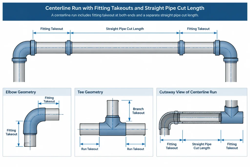 Piping Isometric Dimensioning: What to Control and What to Leave Derived piping engineering illustration