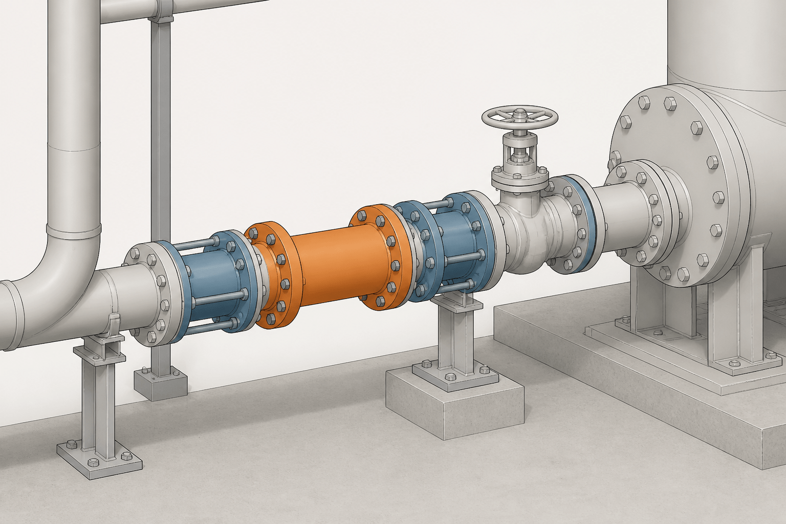 Removable Spools and Dismantling Joints in Piping CAD: A Practical Detailing Guide