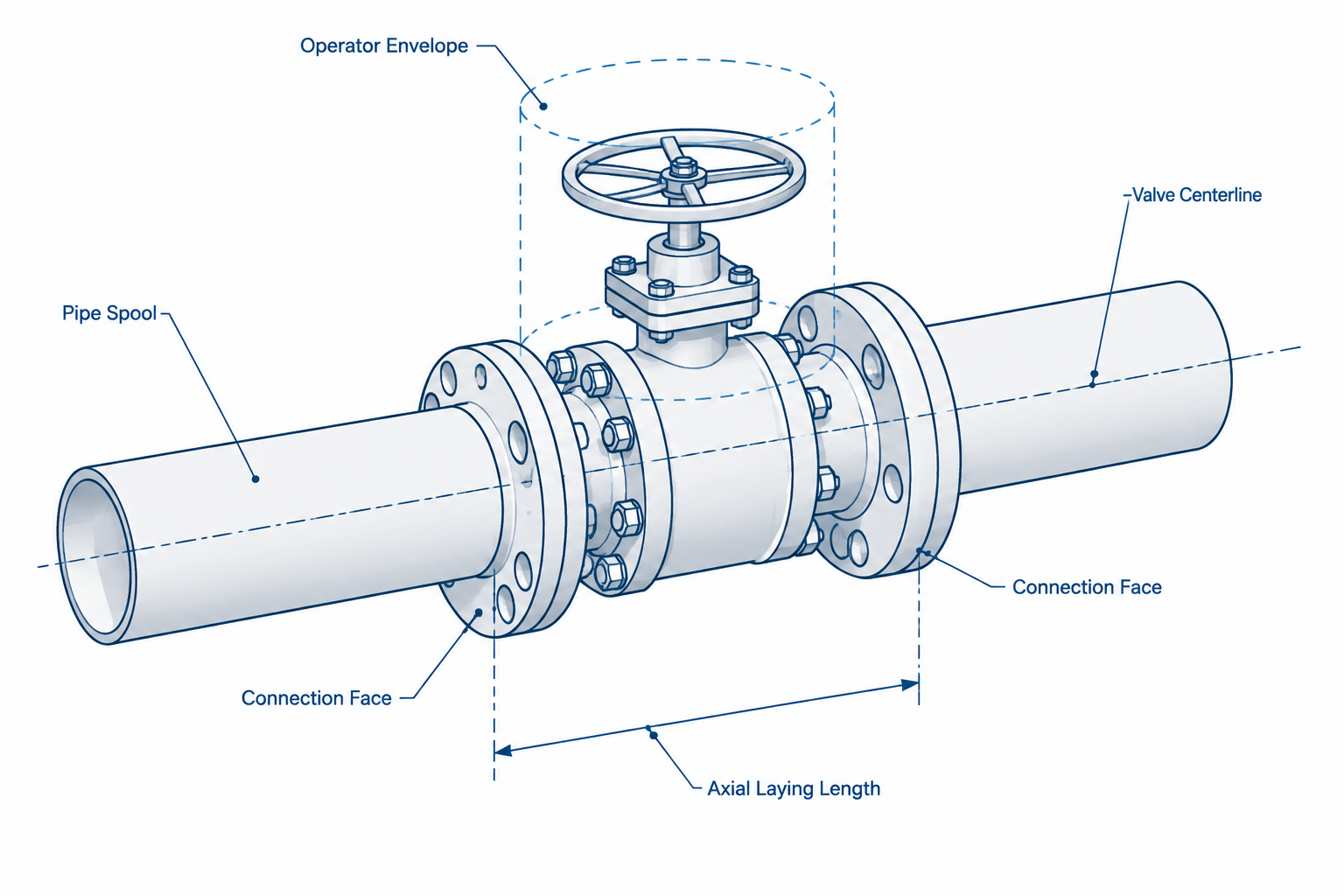 Valve Face-to-Face Dimensions in CAD: Replacement, Interchangeability, and Layout Control
