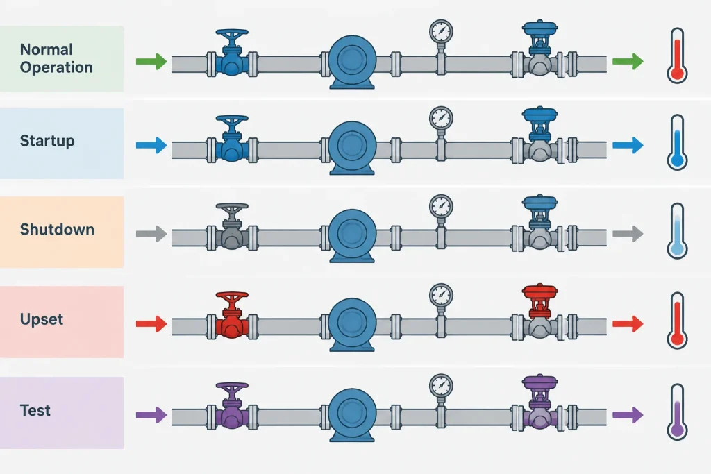 Design Temperature vs. Operating Temperature in Piping: A Documentation and CAD Guide piping engineering illustration