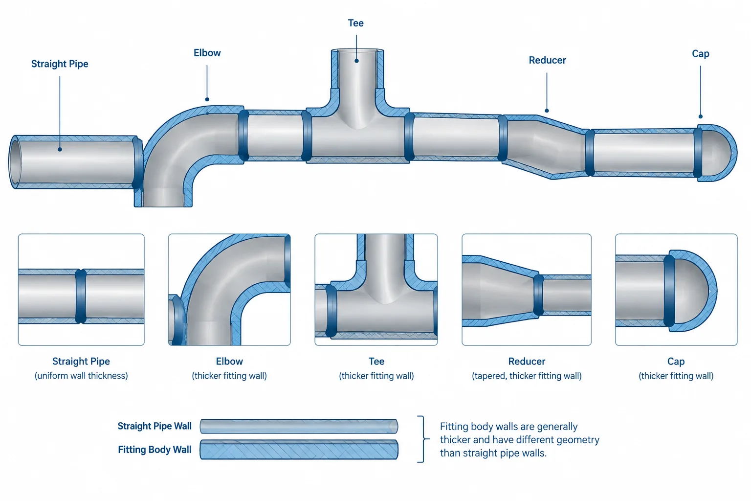 Do Pipe Fittings Have a Schedule? Matching Fitting Wall Thickness to Pipe