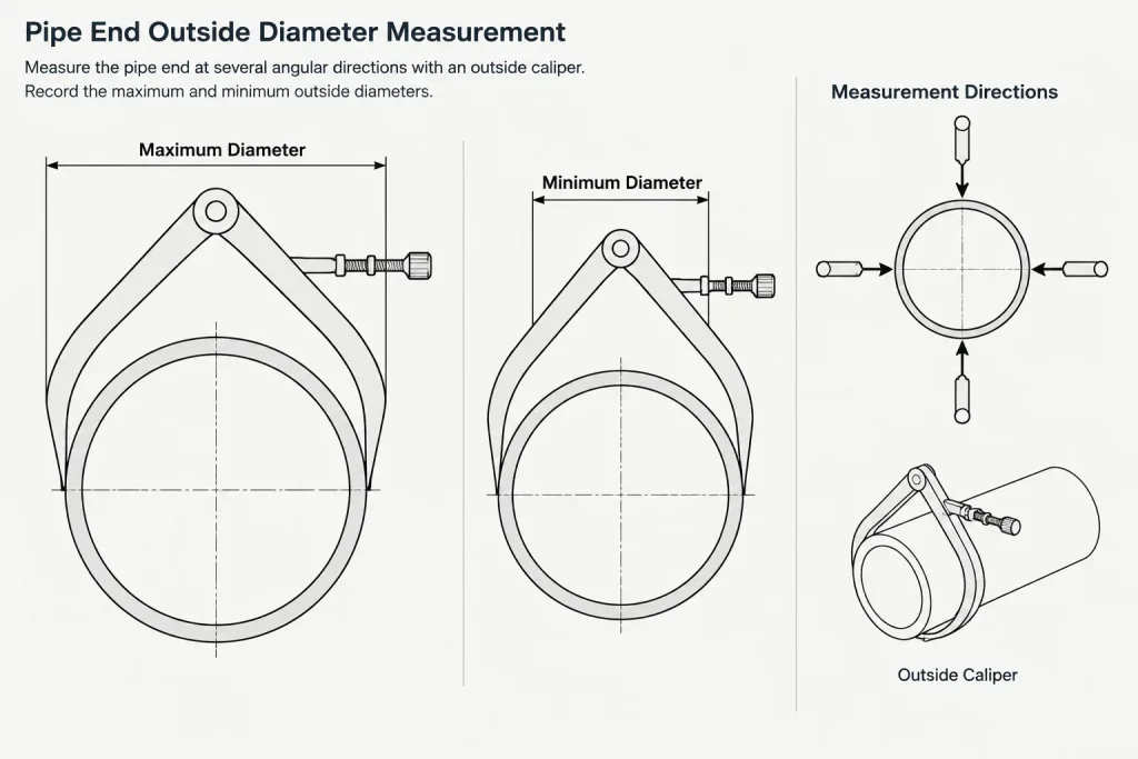 Pipe Ovality and Out-of-Roundness: Measurement, Fit-Up, and CAD Implications piping engineering illustration