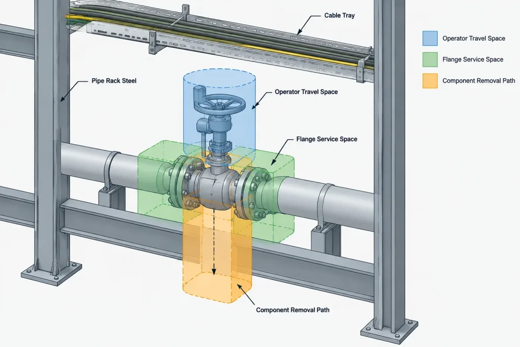 Piping CAD Clash Detection: Hard Clashes, Clearance Zones, and Review Workflow piping engineering illustration
