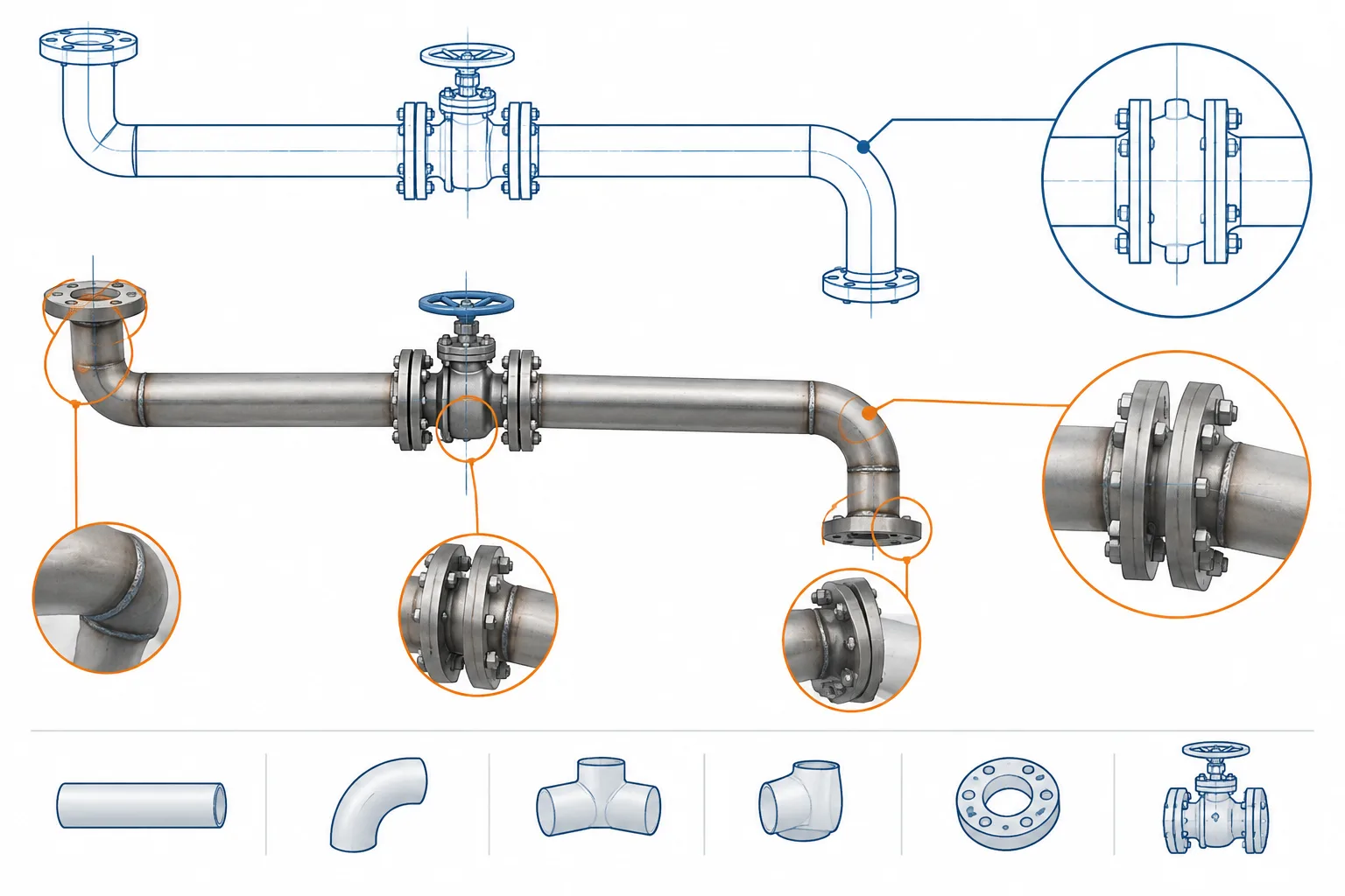 Piping CAD Precision vs. Fabrication Tolerance: Why an Exact Model Does Not Guarantee Fit