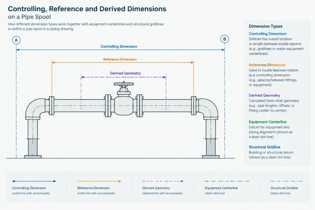 Piping CAD Precision vs. Fabrication Tolerance: Why an Exact Model Does Not Guarantee Fit piping engineering illustration