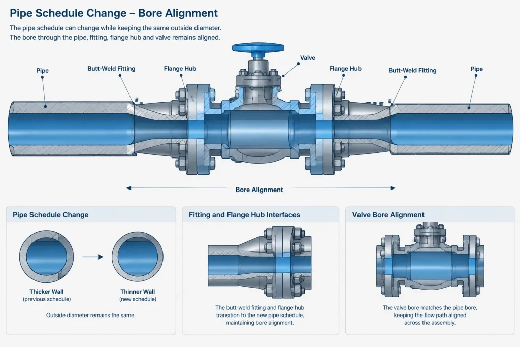 Required Pipe Wall vs. Selected Schedule: From Design Calculation to CAD Model piping engineering illustration