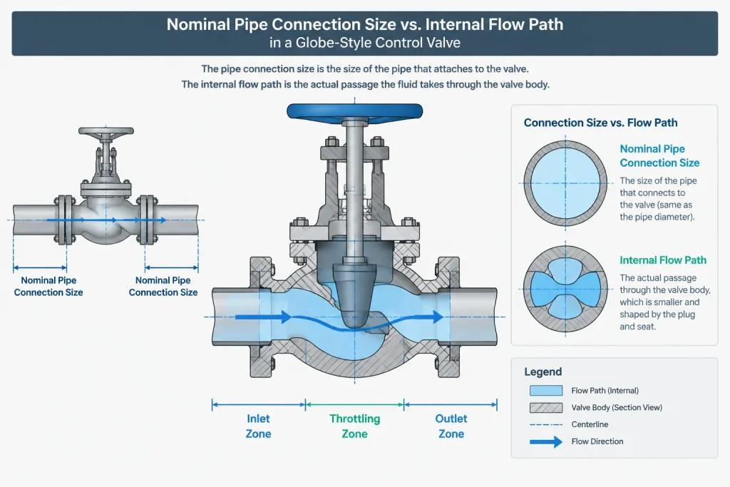Valve Cv in Piping Documentation: Flow Coefficient, Valve Size, and CAD Data piping engineering illustration