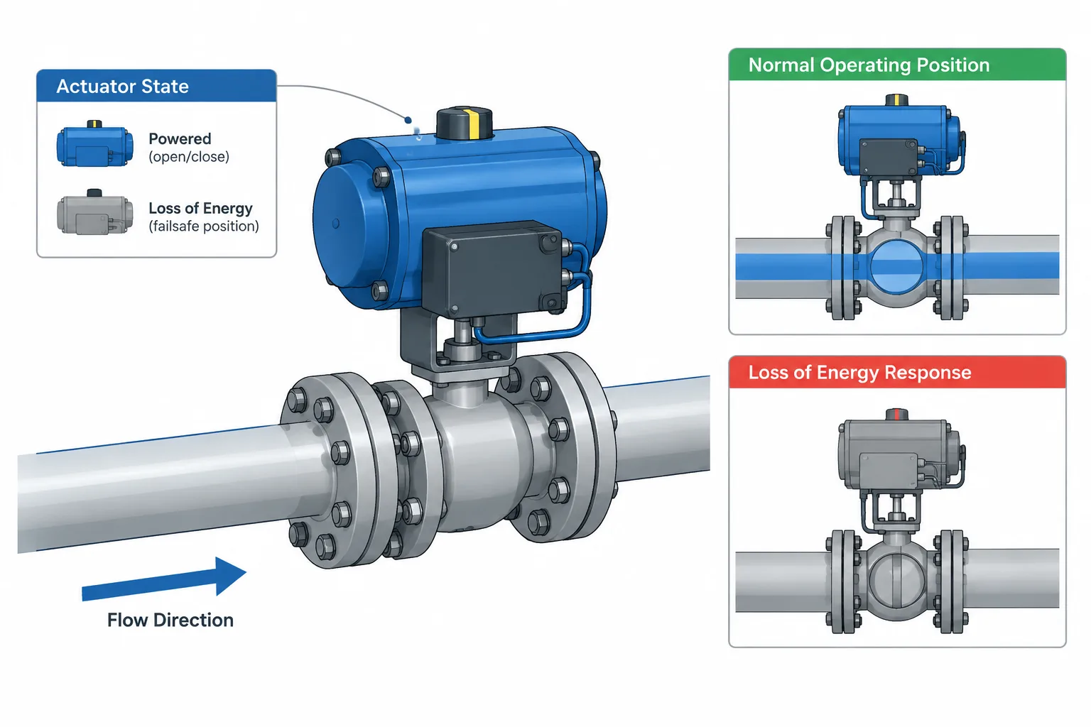 Valve Normal Position vs. Fail Position: How to Read and Document Operating States