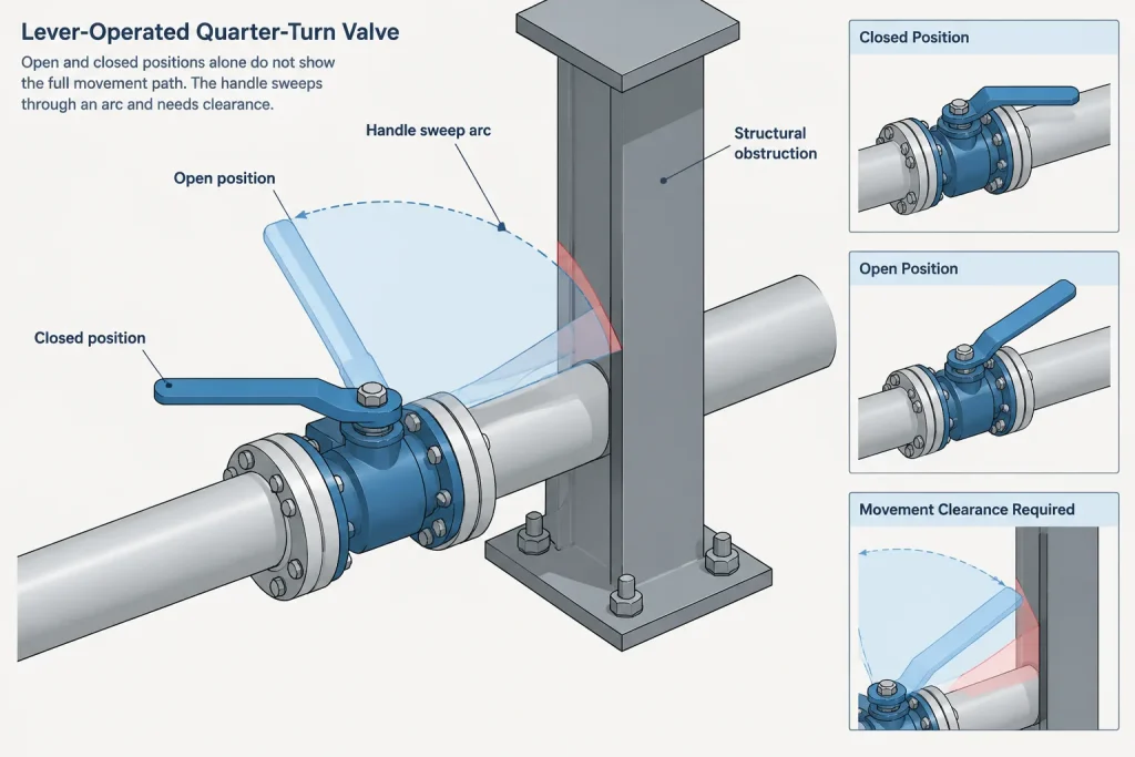 Valve Operator Types in Piping CAD: Handwheels, Gearboxes, Actuators, and Chainwheels piping engineering illustration