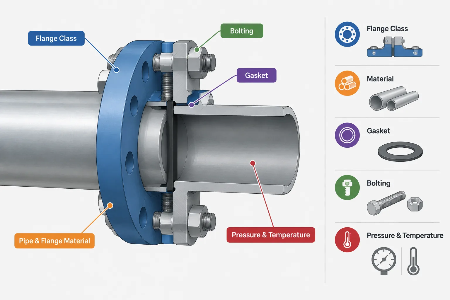 Why Flange Class Is Not a Fixed Pressure Rating: A Practical Selection Guide