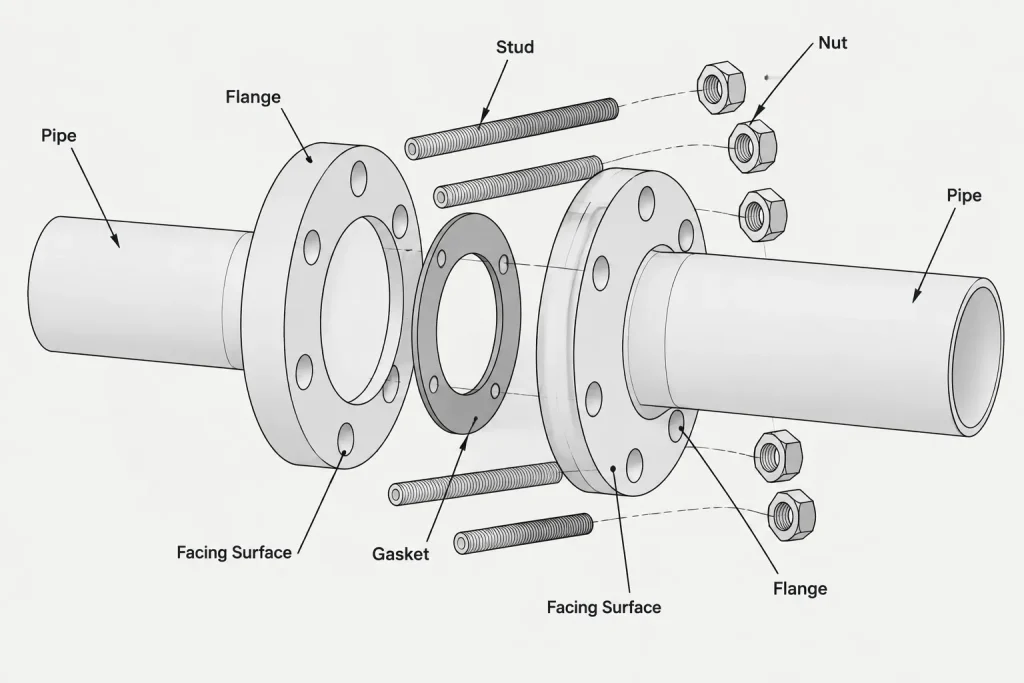 Why Flange Class Is Not a Fixed Pressure Rating: A Practical Selection Guide piping engineering illustration
