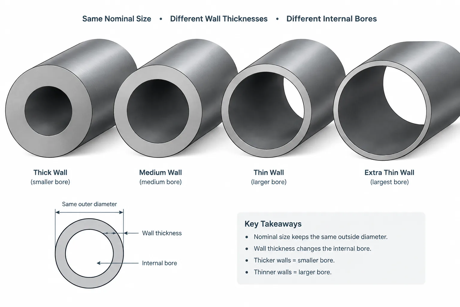 Why Pipe Outside Diameter Usually Stays the Same When Schedule Changes