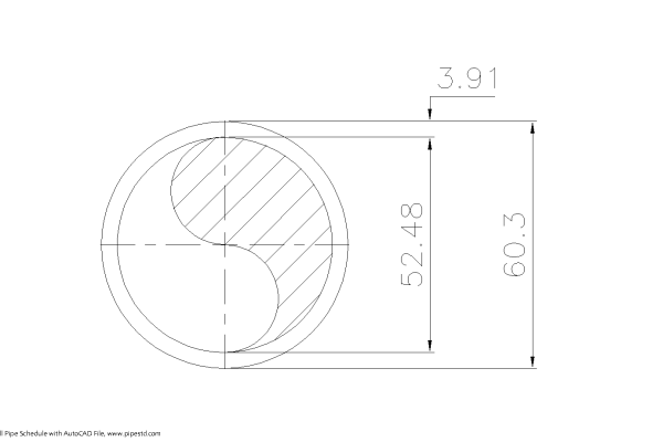 Schedule STD Pipe 2 Inch DN50
