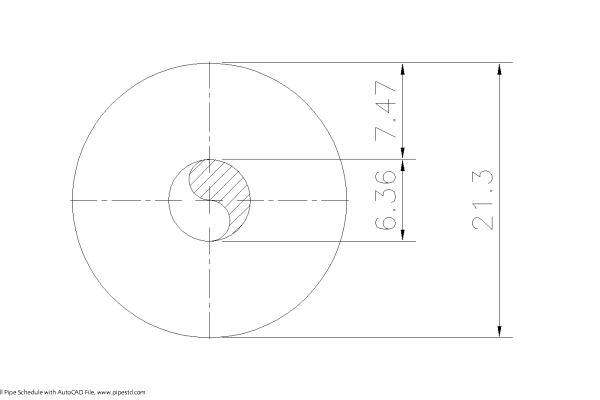 Schedule XXS Pipe 1/2 Inch DN15