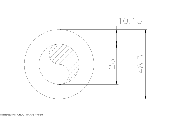 Schedule XXS Pipe 1 1/2 Inch DN40