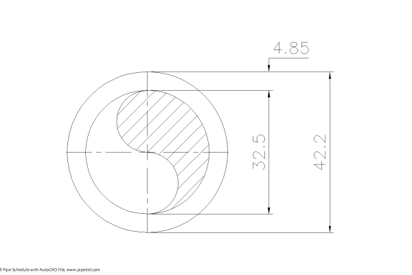 Schedule XS Pipe 1 1/4 Inch DN32